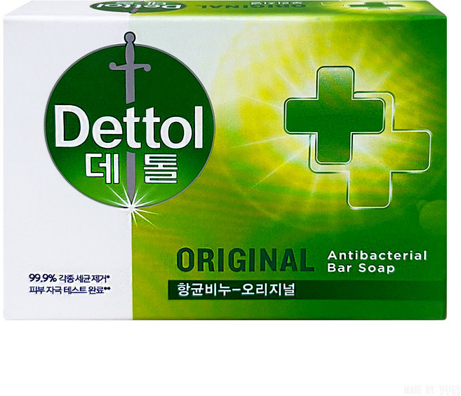 데톨 항균비누 오리지날 95g, 5개