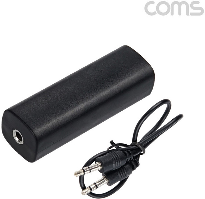 [BD198] Coms 오디오 잡음 제거기 스테레오 Stereo 3.5 그라운드 루프 아이솔레이터 음성 노이즈 제거, 본상품선택, 선택없음