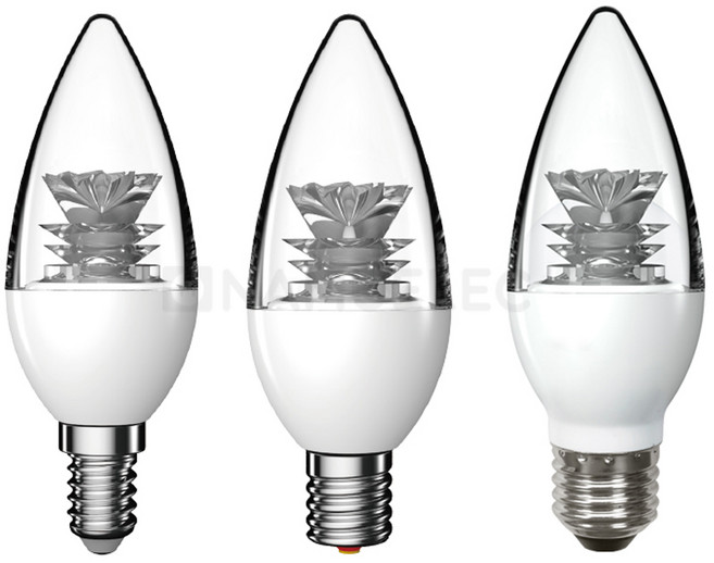 장수램프 LED촛대구 캔들조명 샹들리에조명, 주광색(하얀빛 6500K), E14