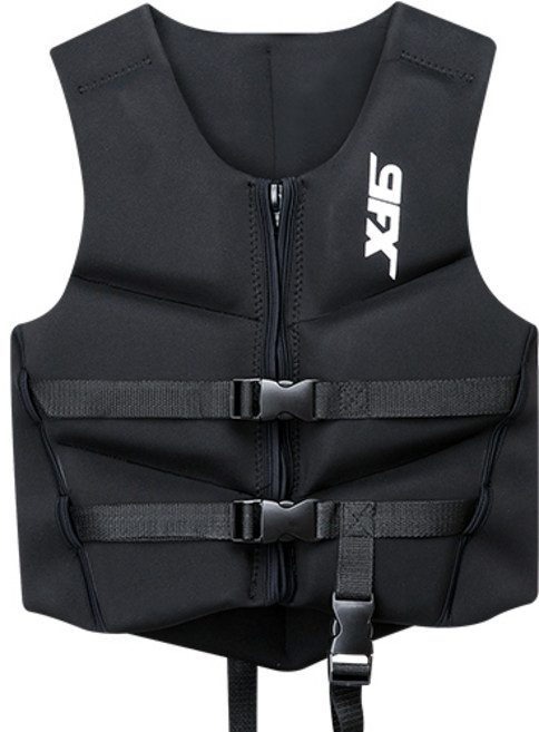 나인에프엑스 프리미엄 아동구명조끼 부력보조복 수영조끼 올 네오프렌 구명조끼, 블랙