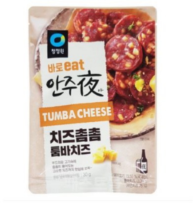 안주야 치즈촘촘 툼바치즈, 30g, 9개