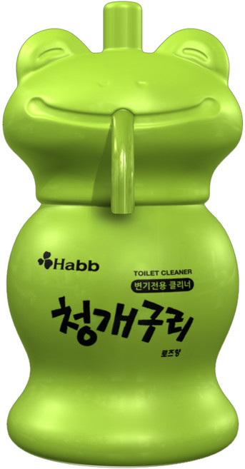 하비비 프리미엄 청개구리 자동 변기 세정클리너, 120g, 1개