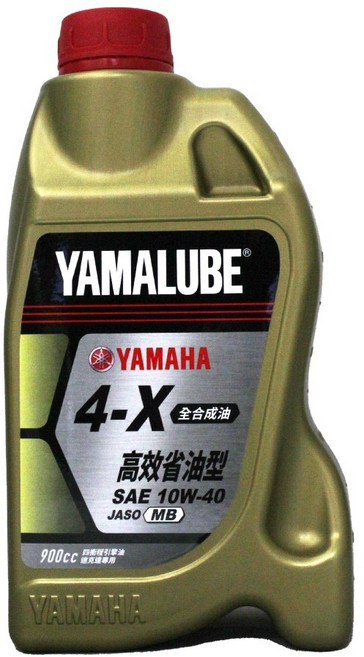 易油網 YAMAHA 山葉 YAMALUBE 全合成機油 金罐 BWSR 勁戰適用, 1個, 4X 10W40 900cc