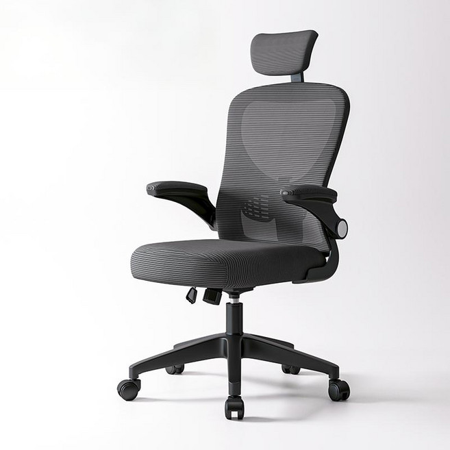 HOMEY NEST 자세교정 편한 공부 책상의자 사무용의자 허리 조절 가능 허리보호 의자 HN-OC018, 블랙