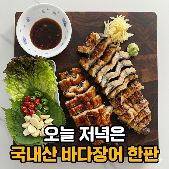 탱글탱글 통영직송 자연산 손질 바다장어, 1개, 1kg