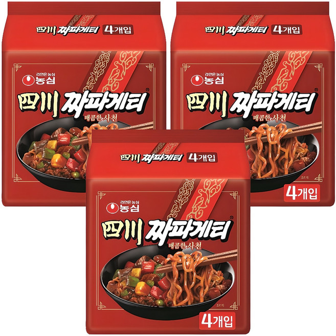 짜파게티 사천 137g, 12개