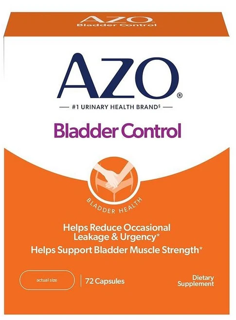 AZO 방광 조절 데일리 보충제 | 긴급상황 감소* 웃음 재채기 및 운동으로 인해 새는 것을 줄이는 데 도움이 됩니다 캡슐 54개 135909, 72 Count (Pack of 1), 1개 - 쿠팡