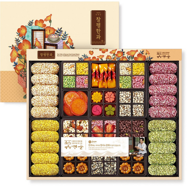 명인한과 어린이집간식 전통과자 명절선물 한과세트, 360g, 1세트