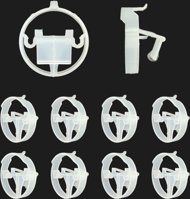 드림공간 싱크대하부 걸레받이홀더 하부고정캡 캐처, 10개, 투명