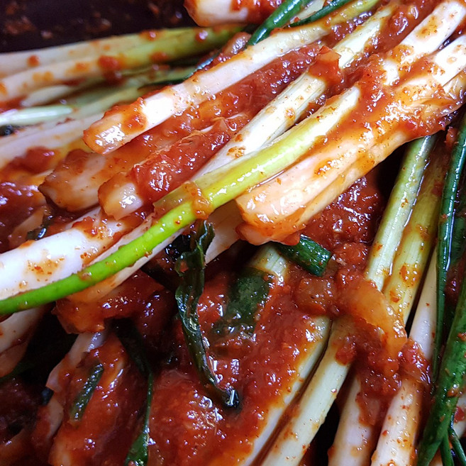 매일 손으로 담그는 100% 국산 전라도 생 포기김치 해썹 16) 파김치, 1kg, 1개