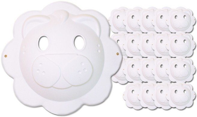 [메잌미] 종이탈 가면 만들기 아일렛끈, 20개, 사자탈