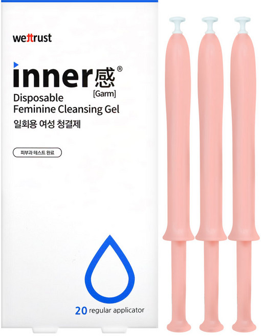 웨트러스트 인클리어 일회용 여성 청결제, 1개, 34g