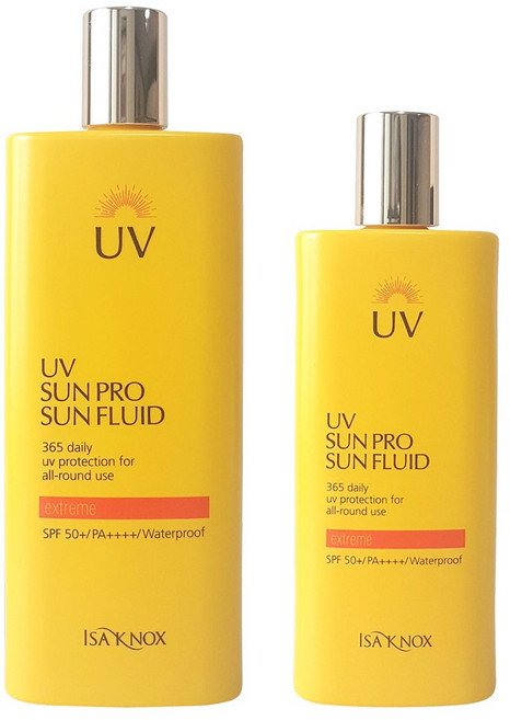 이자녹스 UV 선 프로 365 익스트림 선 플루이드 SPF50+ PA++++ 100ml + 70ml, 170ml, 1개