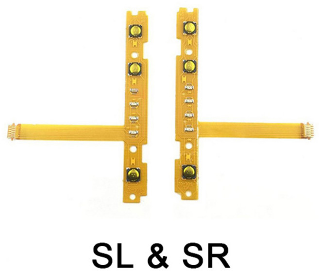교체 SL SR ZR ZL L 오른쪽 왼쪽 키 버튼 리본 플렉스 PCB 케이블 닌텐도 스위치 조이콘 NS 수리 부품, 8) SL SR set