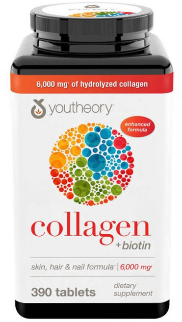 Youtheory 콜라겐 +비오틴 390타블렛, 390정, 1개