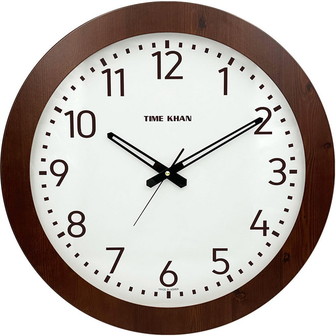 50cm 인테리어 대형 원목 벽시계, 상세페이지 참조