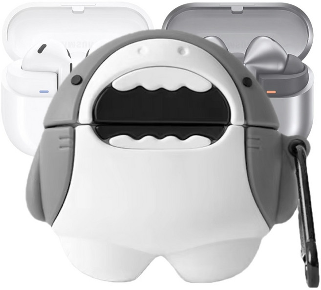 루톰 갤럭시 버즈3 / 버즈3프로 디자인 케이스, 아기상어, 1개