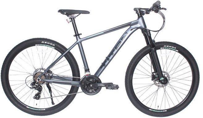 시마노 21단 유압식디스크 MTB 자전거 베리벨로 타이탄21D, 1개, 180cm, 그레이 17인치 미조립