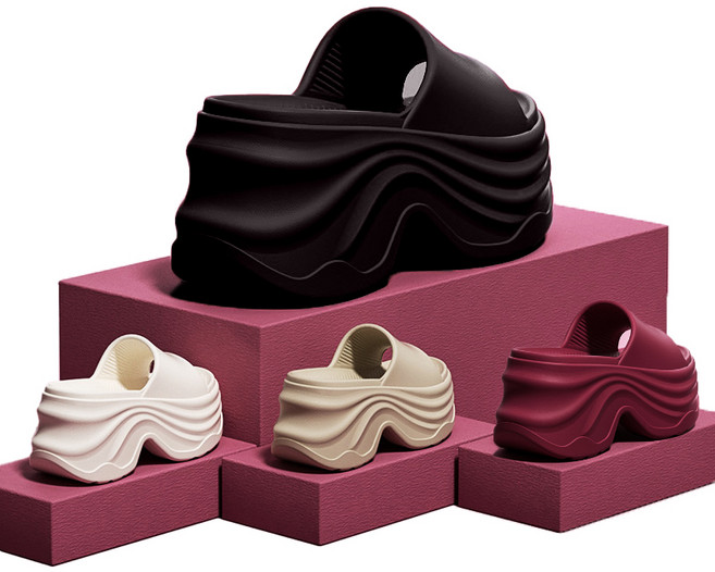 여성 키높이 통굽 슬리퍼 아웃도어 착용 가능 슬리퍼X-ZGTX3