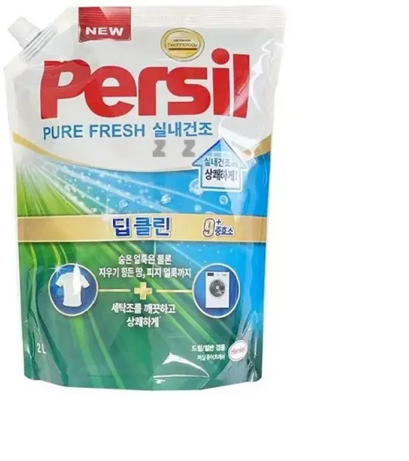 퓨어프레쉬 액체세제 리필 실내건조 딥클린 액체세탁세제, 2L, 1개