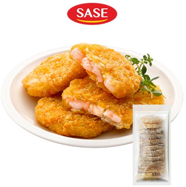 사세 빵가루리얼새우패티65gX10개 [더바삭한], 1g, 1개