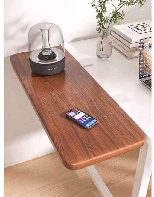 책상 연장 테이블 키보드 확장 선반 보드 보조 트레이, 1개, 브라켓2개 + 60x15x6cm
