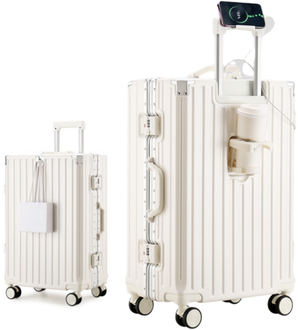 우위제 100%PC 캐리어 알루미늄 프레임 튼튼한 캐리어 3년AS