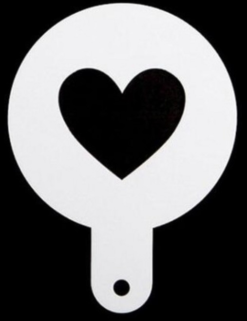 아트박스/와인앤쿡 카페테리아 데코 도안 스텐실(하트) 1개