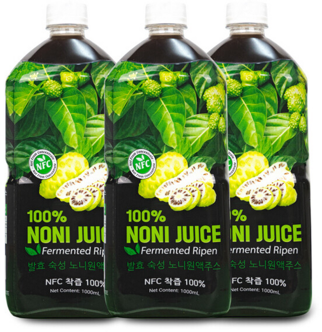 비넛 베트남 발효숙성 노니원액주스 100%, 1개, 1L