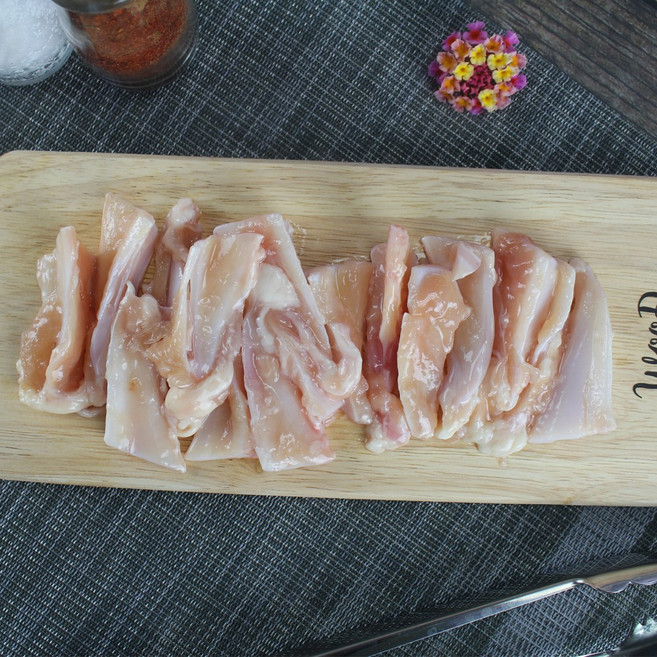 늘찬 국산 닭 연골 오돌뼈 냉동 닭가슴연골 히라미 난코츠 꼬치 구이, 2개