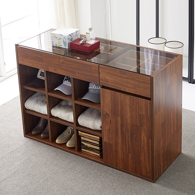 파로마 홈즈 보웰 1200 오픈형 아일랜드 선반장 HSG106-1, 멀바우