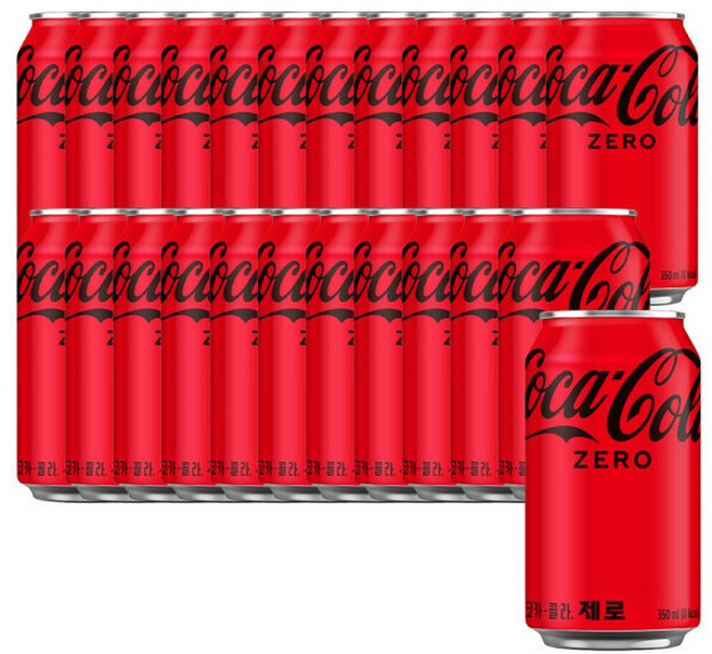 코카콜라제로 350ml 24캔