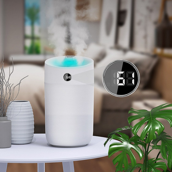 스마트센서 3L물탱크 LED 무드등 간편조작 쉬운세척 가습기, 기본