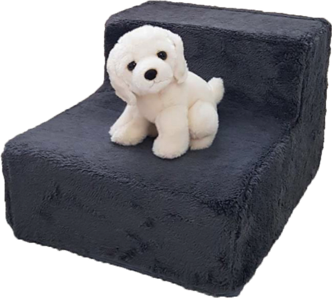 8DECO 강아지계단(스펀지포함) 펫스텝, 스모키그레이, 1개