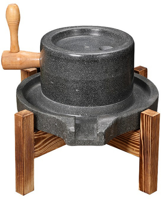 맷돌 믹서기 가정용 전통 방앗간 곡물 콩 콩국수 두부, 1. 17x27+비흘림 나무손잡이, 1. 17x27+비흘림 나무손잡이