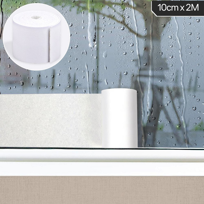 장마철 창문 물흡수 결로 곰팡이방지 제습테이프 10cm 2개 베란다 욕실