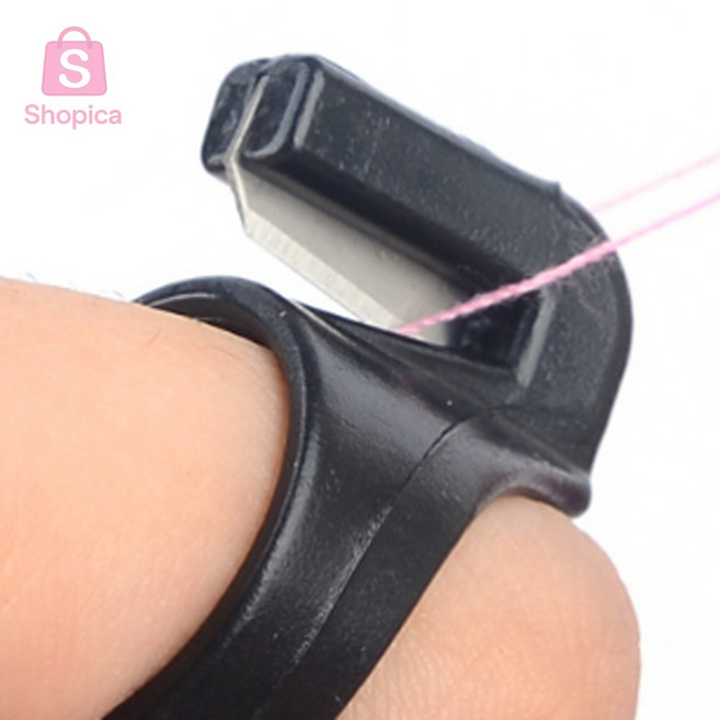 [샵피카] 실커터 핑거커터 커팅반지 바느질가위 미싱용품