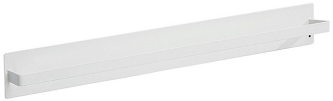 투데이리빙 마그네틱 실내화 거치대 현관 슬리퍼 무타공 정리 선반 신발 덧신 수납 자석 걸이 꽂이 거실화 간편한 부착식 보관함, 1개, 화이트