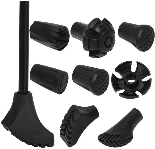 제이브로시스 등산용 스틱 레키 폴대 지팡이 보호캡 노르딕워킹 트래킹폴 고무패킹 타입F, 단품