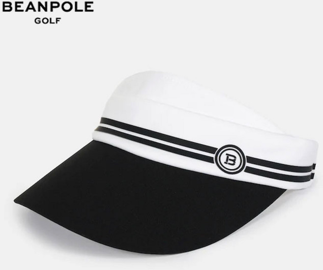 [빈폴골프] BJ268BA225 여성 와이드핏 바이저, BK 블랙, FFF, BK 블랙, 1개
