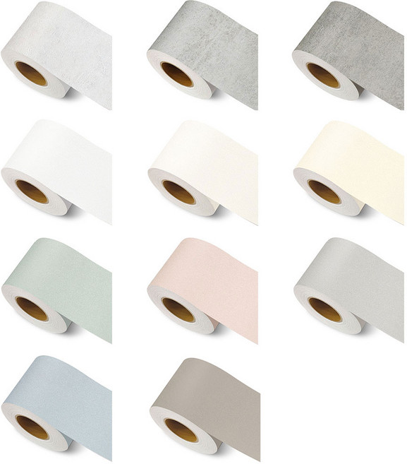 [비앤티] 인테리어 페인트 칼라 띠벽지 몰딩시트지 창문 창틀 부분보수시트(10cm*5M), 02.몰딩 5M_페인트화이트