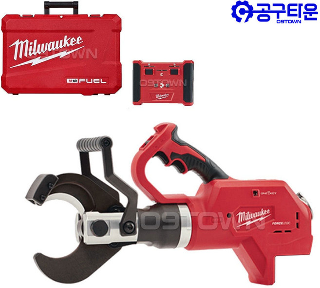 밀워키 M18 HCC75R-0C 충전 9톤 유압 언더그라운드 케이블 컷터 18V 본체 무선리모컨 포함 M18 HCC75R-502C, 1개