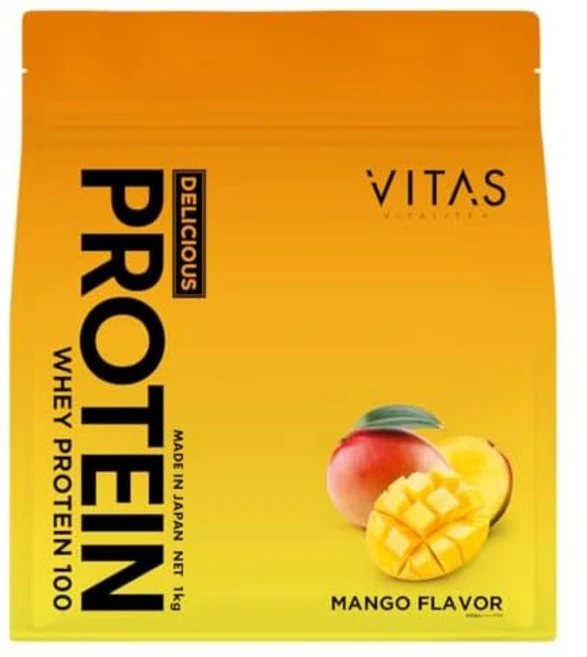 VITAS 바이타스 유청 단백질 100 망고 맛 WPC단백질 국내제조 1kg, 1개 - 쿠팡