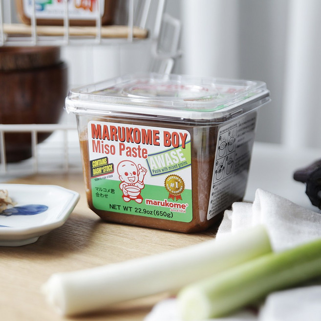 일본 미소 된장 마루코메 쿤 아와세 미소 650g 된장국, (본타몰) 일본 미소 된장 마루코메 쿤 아와세 650g, 1개