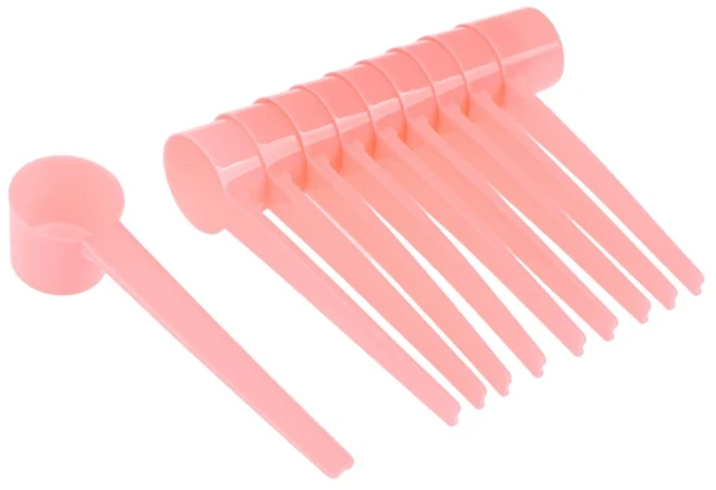 10Pcs 5g 측정 숟가락 커피 단백질 우유 분말 국자 홈 주방 가제트 DIY 플라스틱 측정 숟가락, 03 pink 10pcs