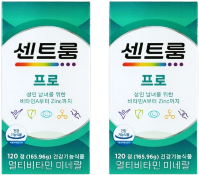 센트룸 프로 120정, 2개