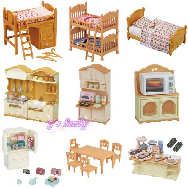 실바니안패밀리 실바니안이층집 가구 세트 기프트, 1개, 욕실