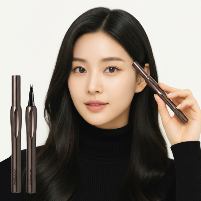 아로아로 이마라인 교정펜 헤어라인 펜슬 타투펜 눈썹 틴트, 1개, 03. 소프트 블랙