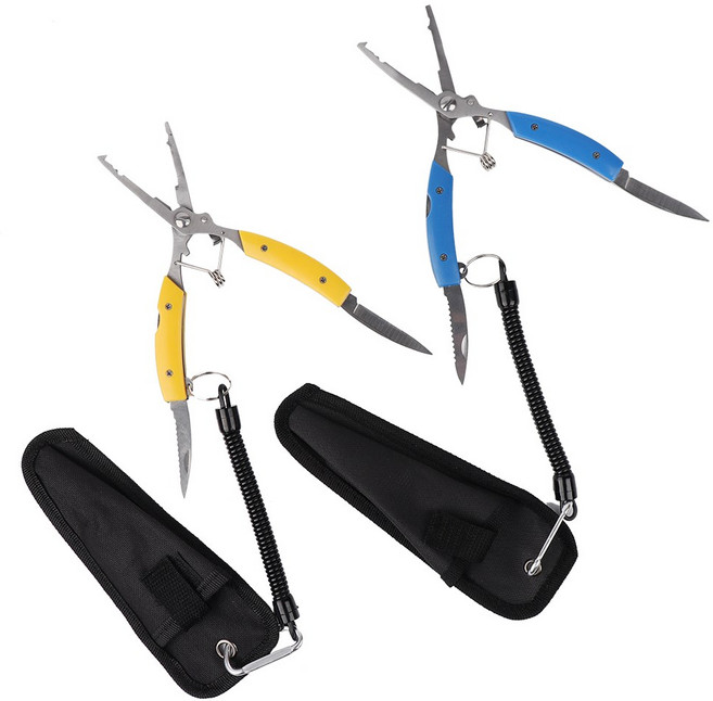 999피싱 바늘제거 라인절단 슬리브압착 멀티 플라이어, 블루