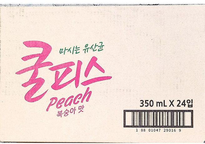 쿨피스 (동원 350ml 캔 복숭아맛 24개)